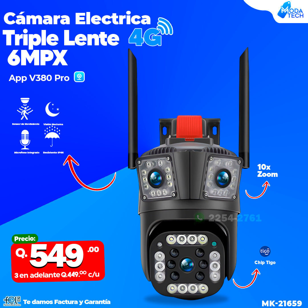 Cámaras Electricas Chip 4G
