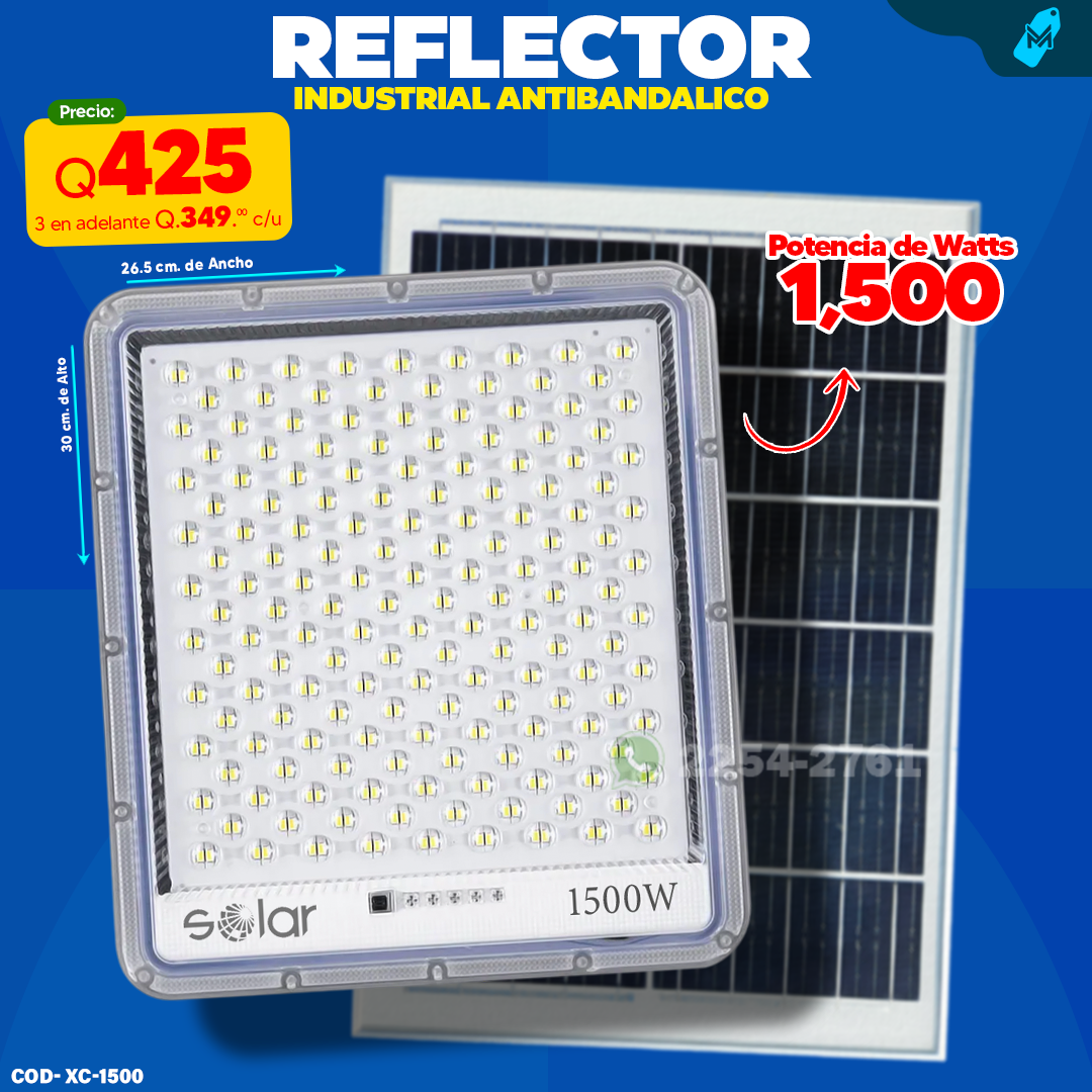 Reflecot Industrial Antibandalico 1500 watts