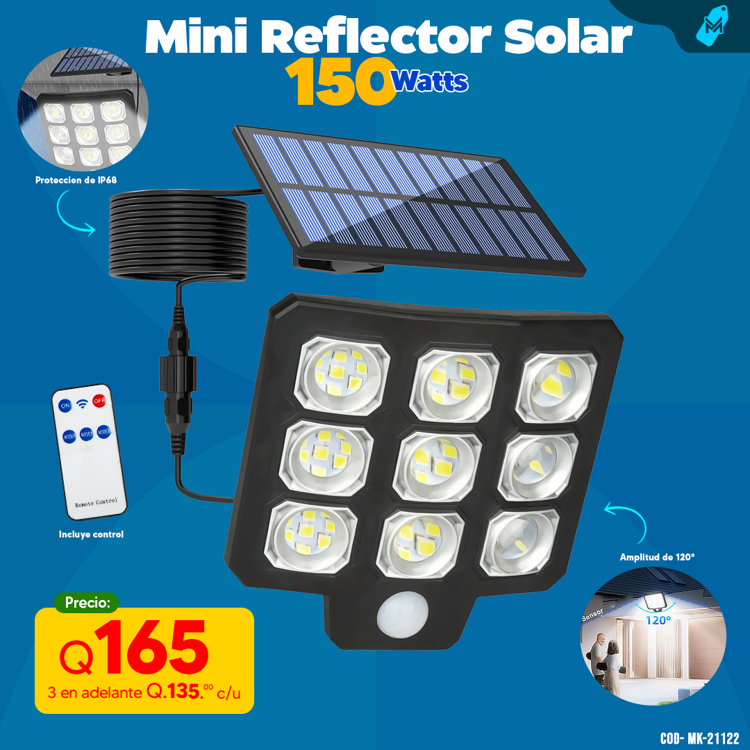 Mini Reflector Solar de 150 watts