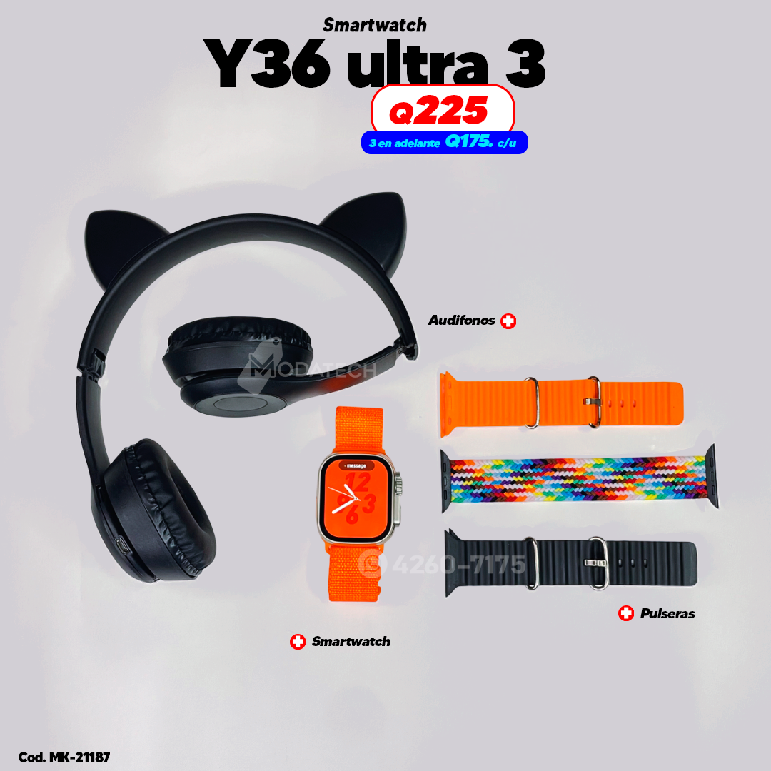 Smartwatch Y36 Ultra 3