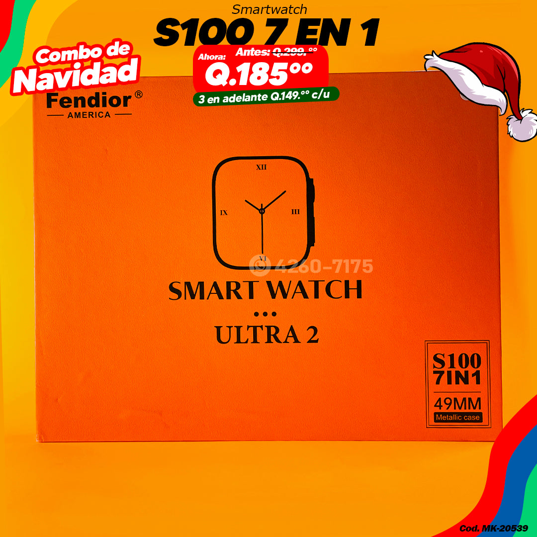 Smartwatch S100 7 en 1 😏