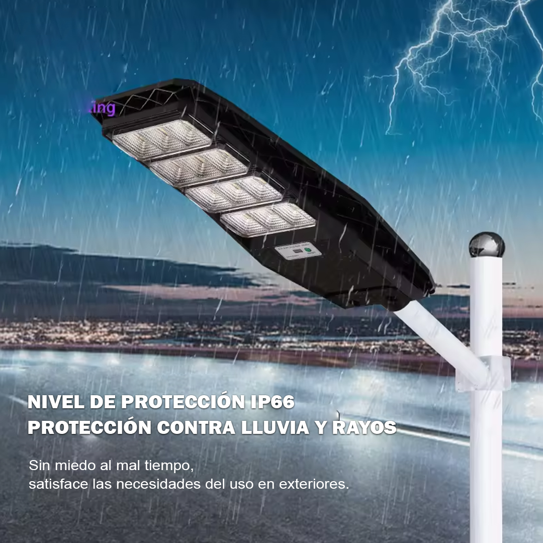 Alumbrados Solares Profesionales Industriales con Panel solar Imcorporado