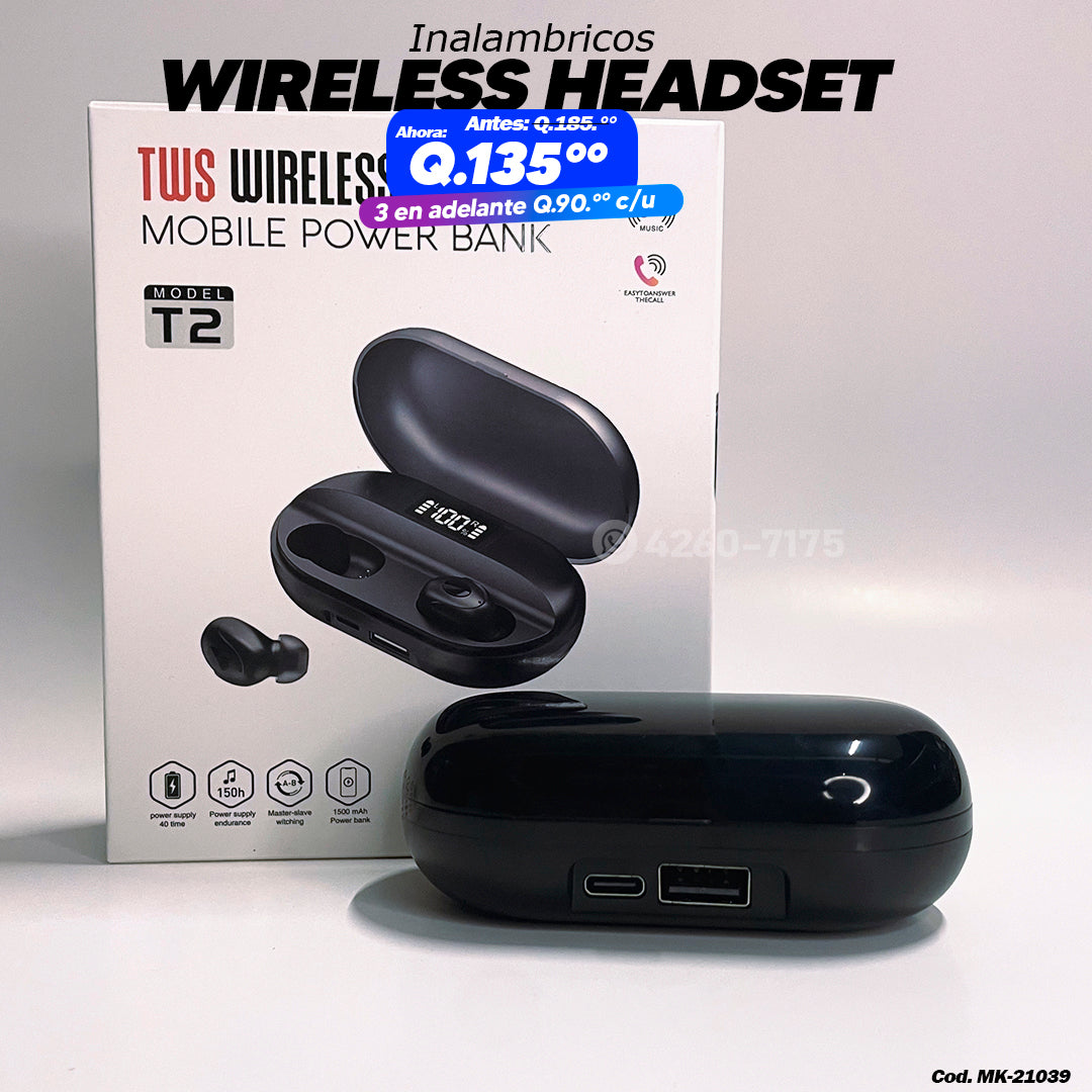 Audifonos Wireless Headset
