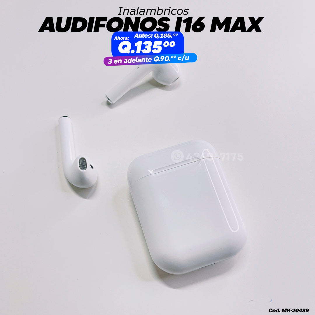 Audifonos i16 Max