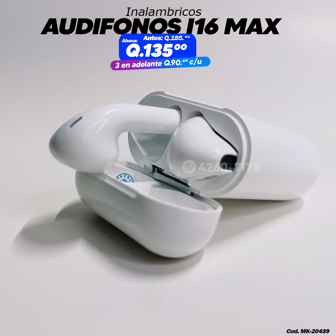 Audifonos i16 Max