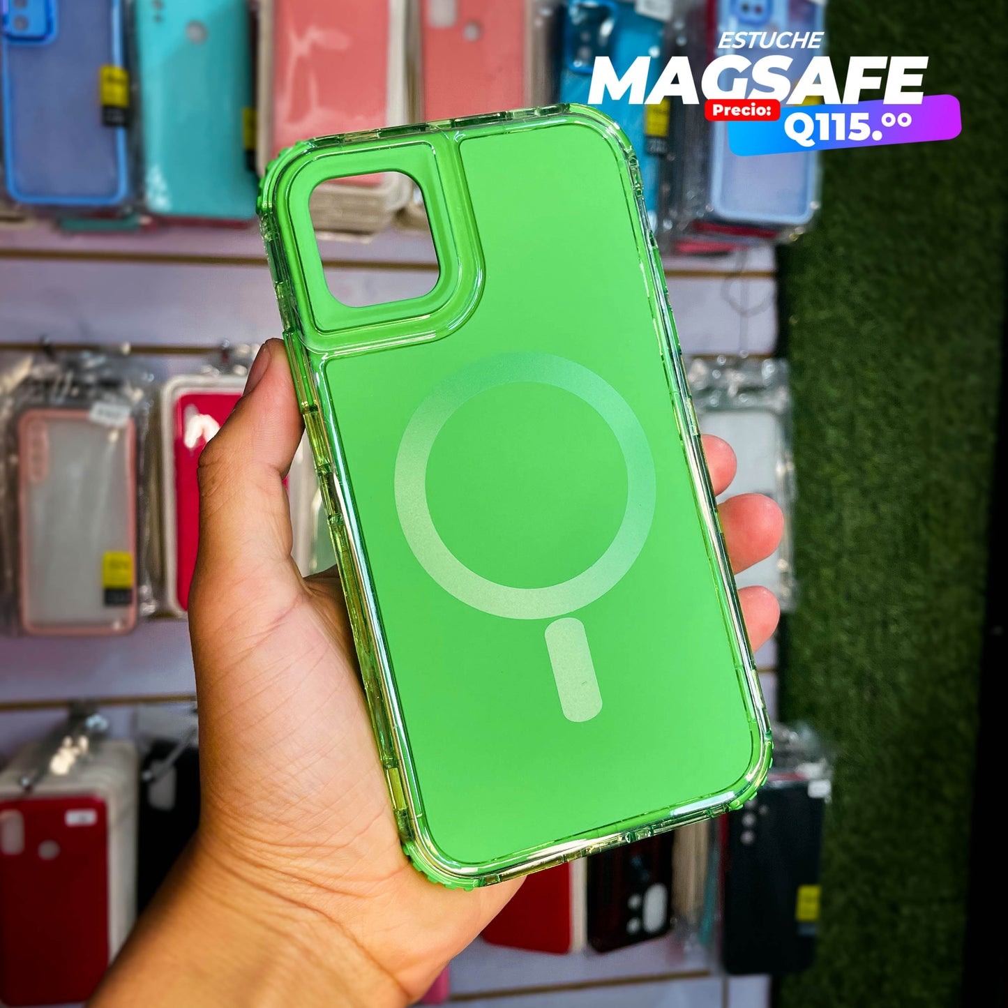 Case MagSafe iPhone Q115 Triple Borde