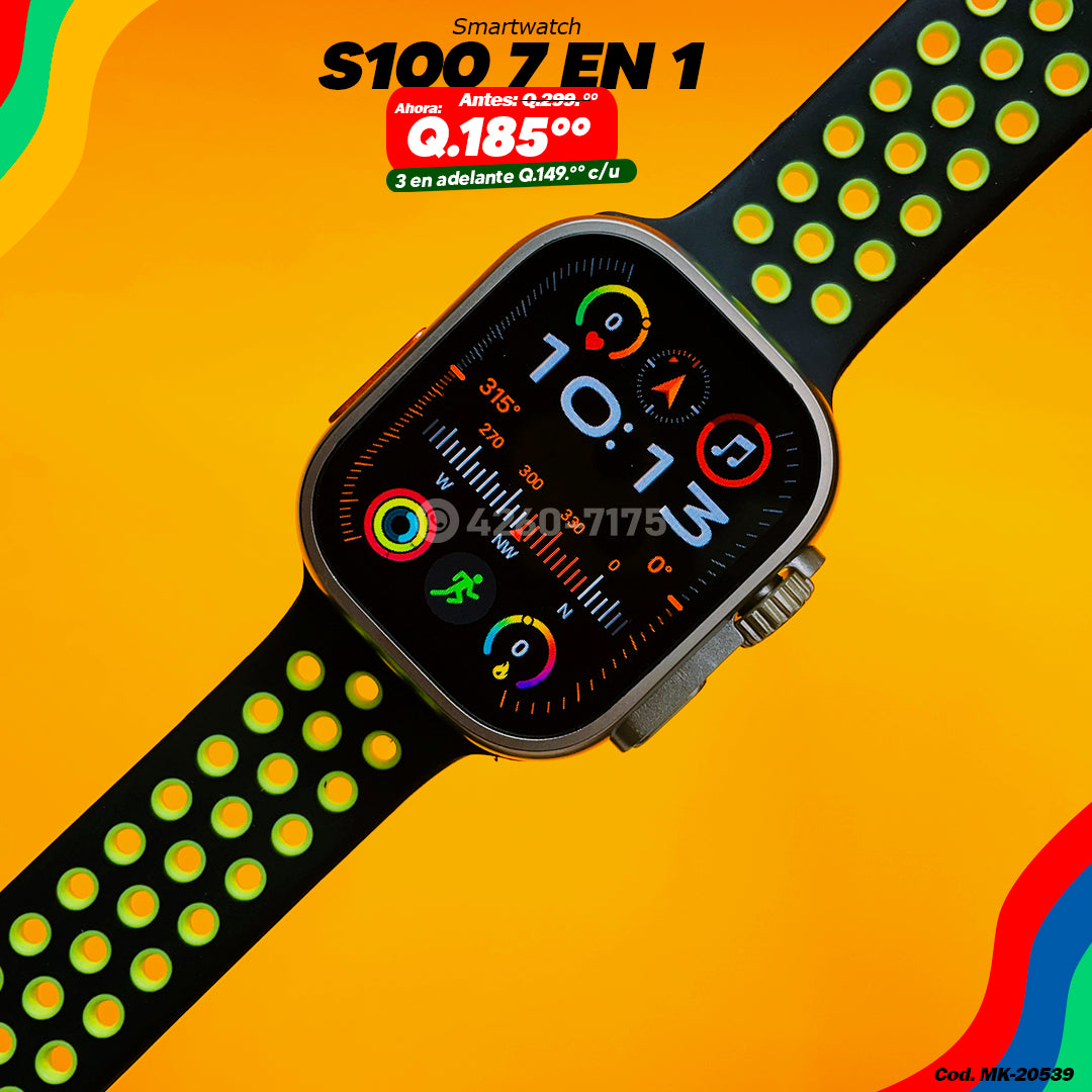 Smartwatch S100 7 en 1 😏