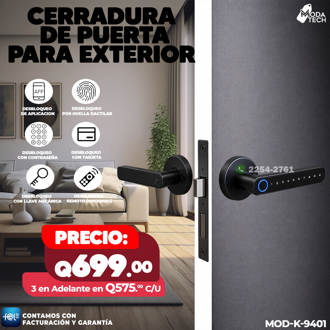 🔐 Cerradura Inteligente MOD. K-9401