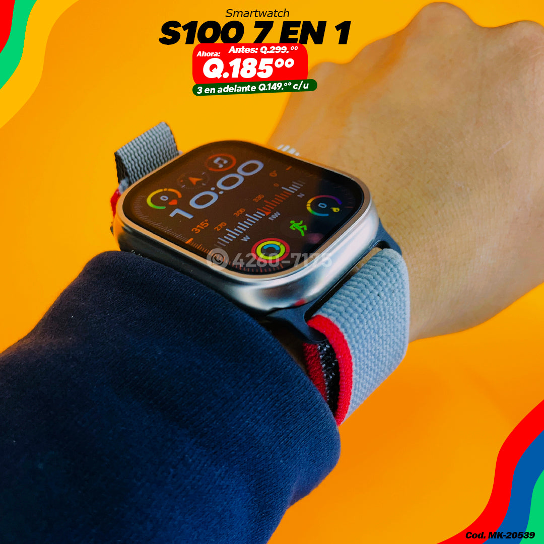 Smartwatch S100 7 en 1 😏