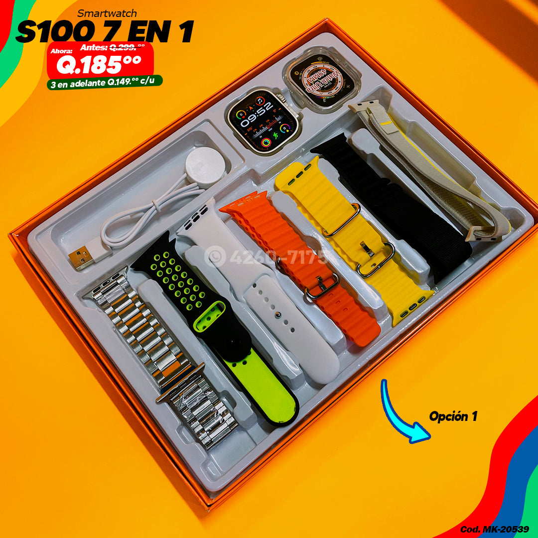Smartwatch S100 7 en 1 😏