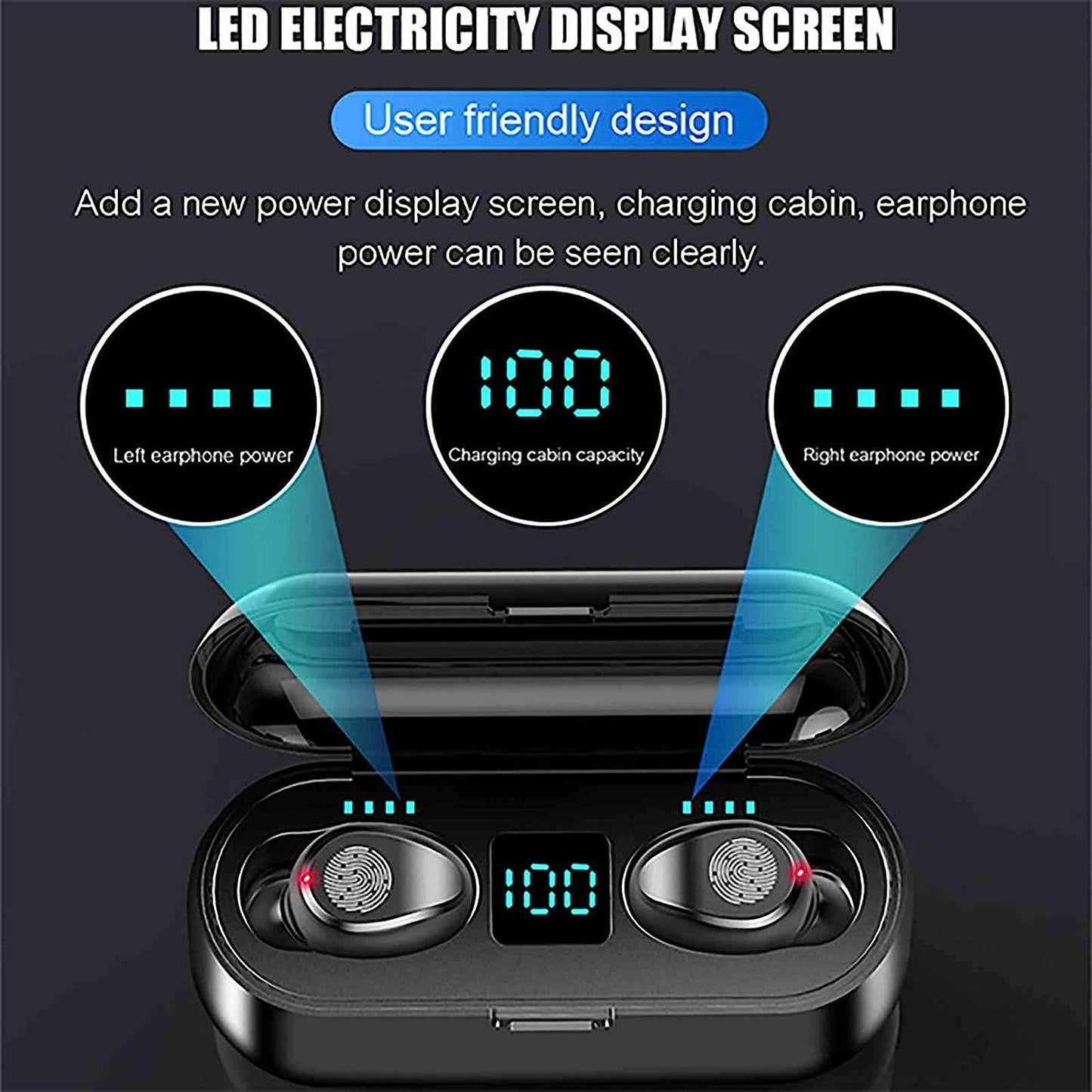 Auriculares Inalambricos F9 2023