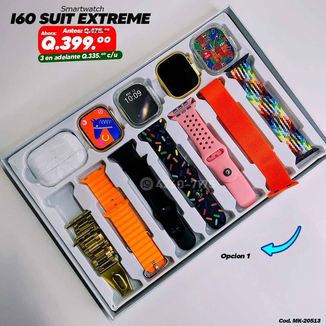 I60 Suit Extreme - Smartwatch 2x1