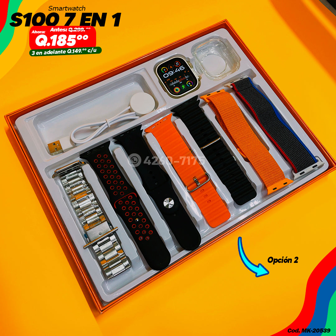 Smartwatch S100 7 en 1 😏