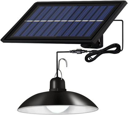 Lampara Solar Doble Foco Led