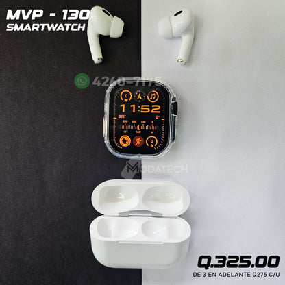 Smartwatch MVP - 130 + Audifonos