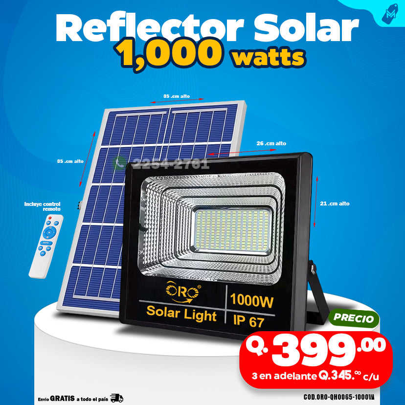 Reflectores solares Profecionales con gran potencia