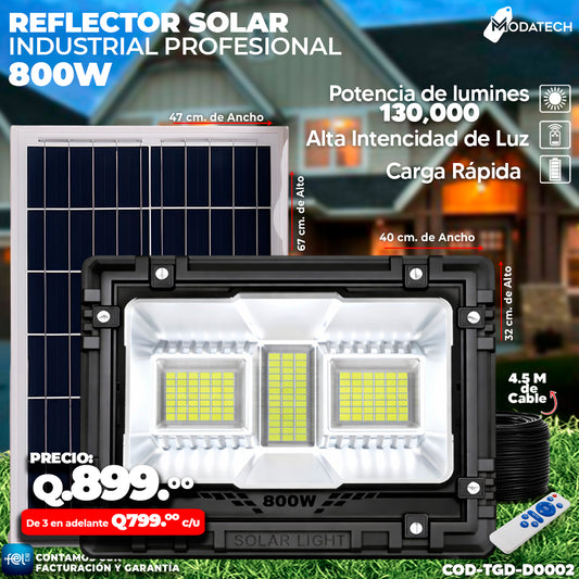 🔆 Reflector Solar Industrial T-Day de 800 🔆