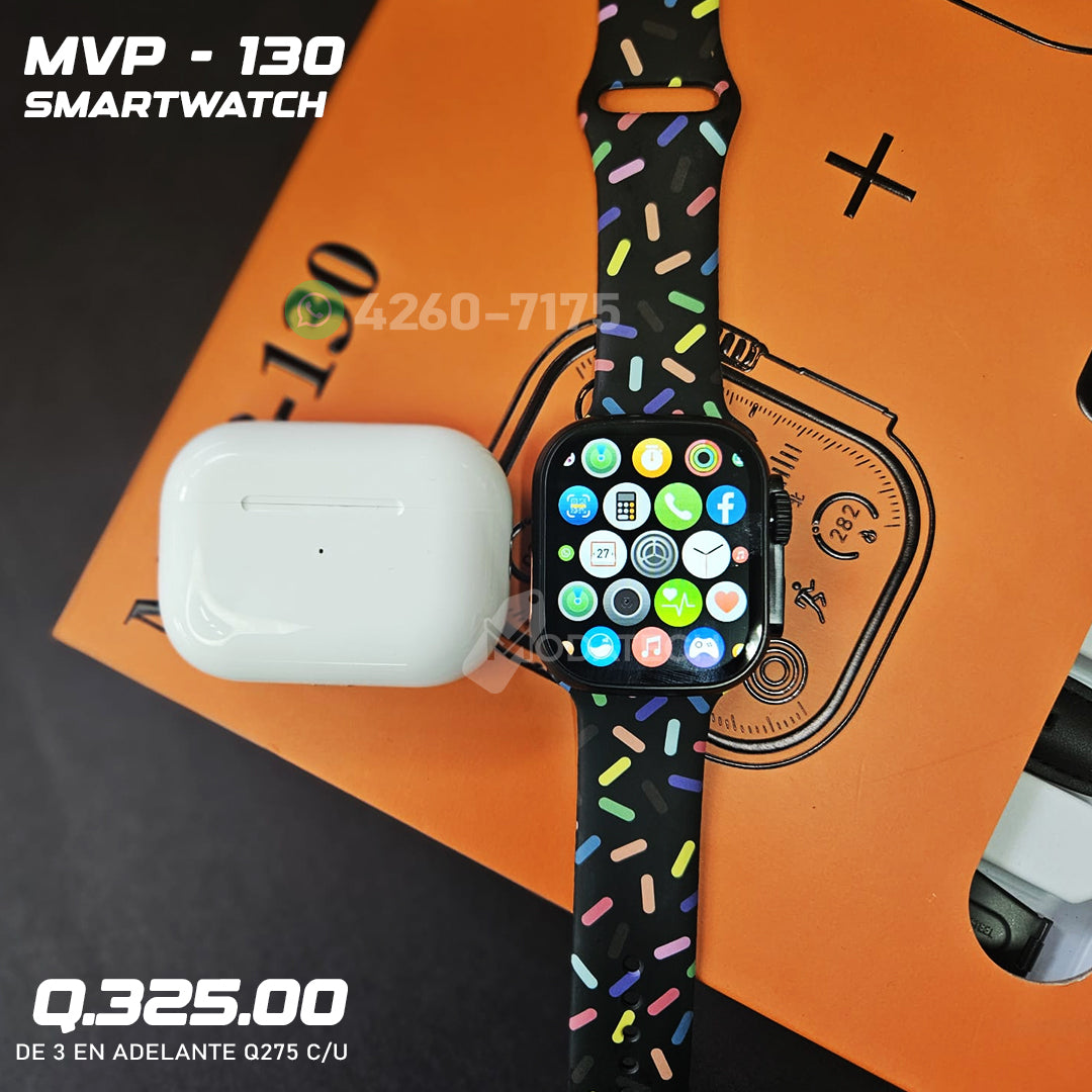 Smartwatch MVP - 130 + Audifonos