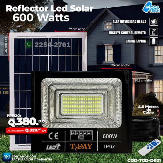 Reflector Profecional Led de 600 Watts