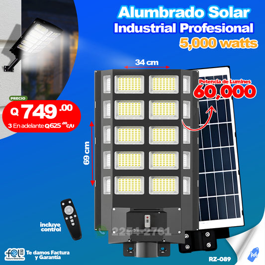 🔆💡 Alumbrado Solar Industrial - 5,000 WATTS 💡🔆