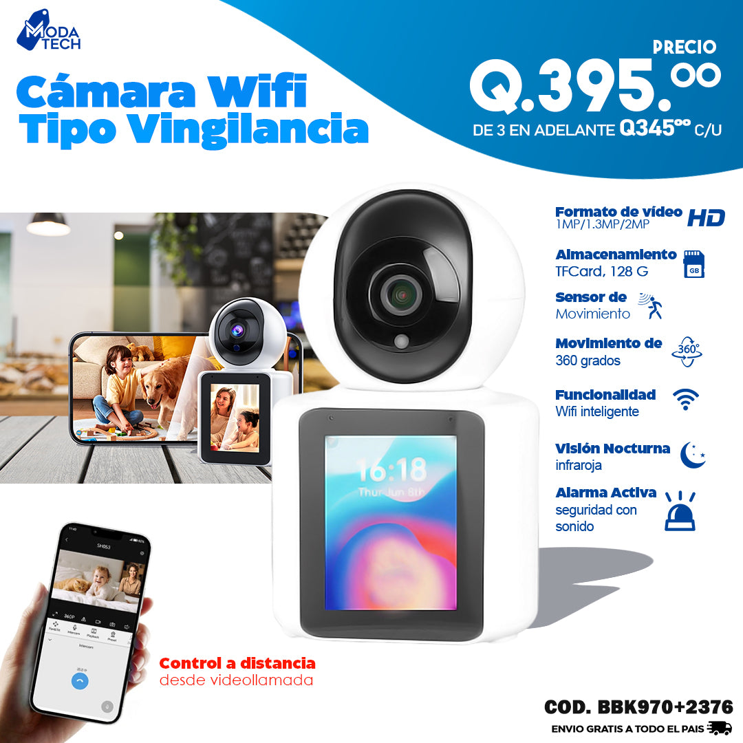 CÁMARA WIFi VIDEO LLAMADA