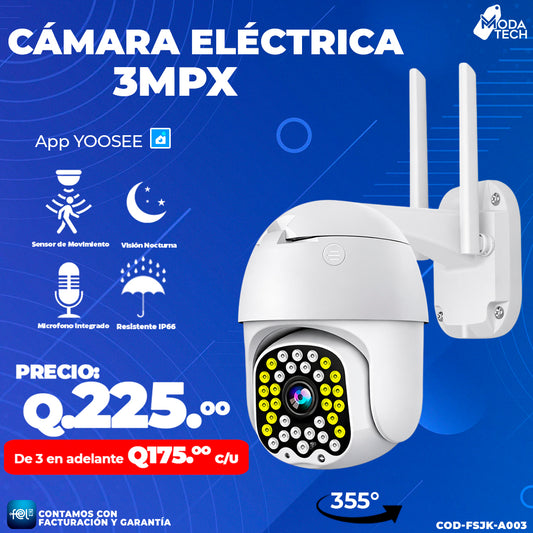 Cámara de Vigilancia Wifi de 3MPX