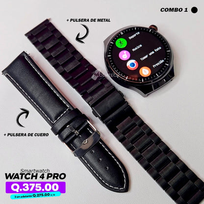 Smartwatch Watch 4 Pro Redondo