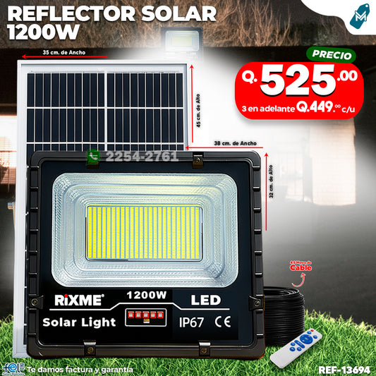 Reflecot Profecional de Vidrio 1,200 watts
