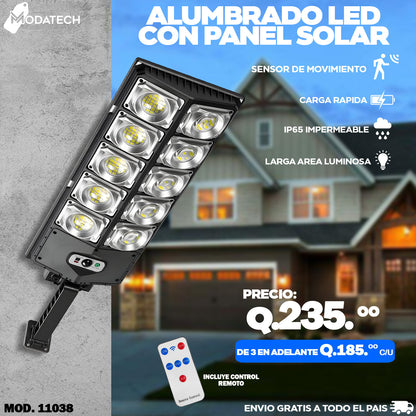 Alumbrado Solar Con panel solar incorporado