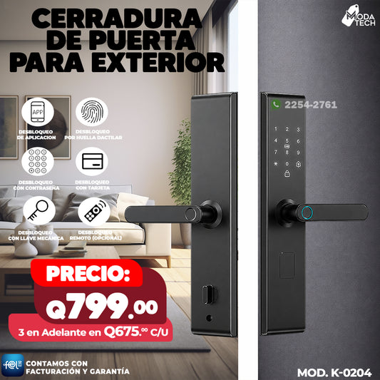 🔐 Cerradura Inteligente MOD. K-0204