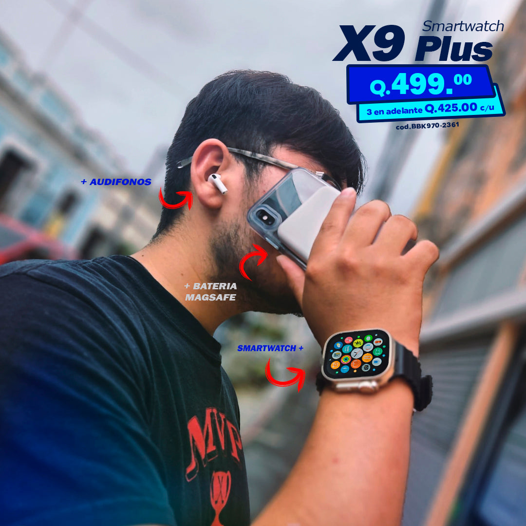 Smartwatch X9 plus