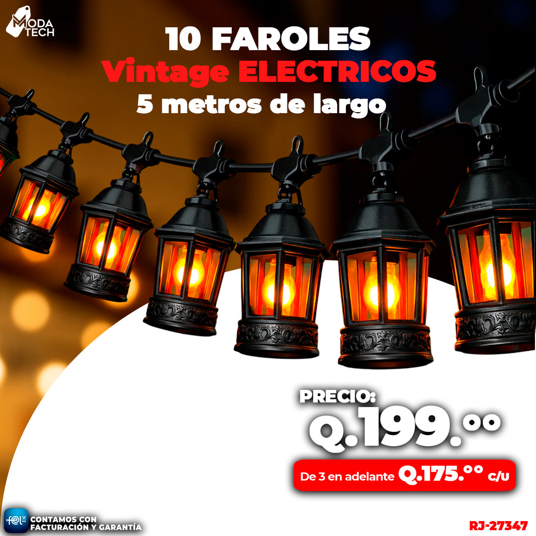 Faroles Electricos Vintage 💥