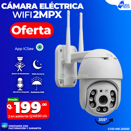 Cámara Wifi de 2 Mega Pixeles 📷