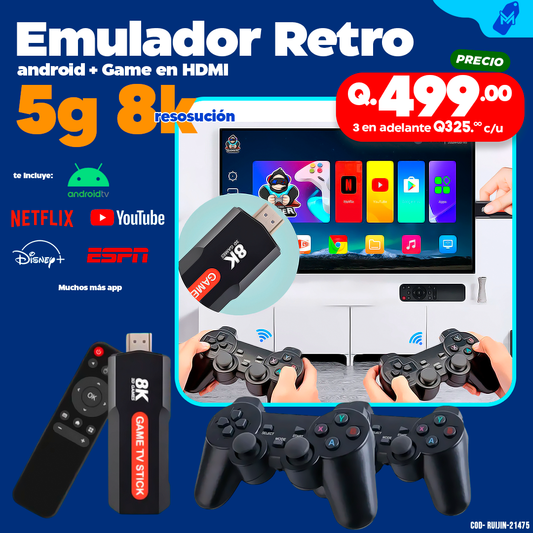 Emulador Retro con Android TV