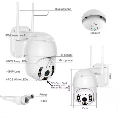 camara de vigilancia wifi para exteriores