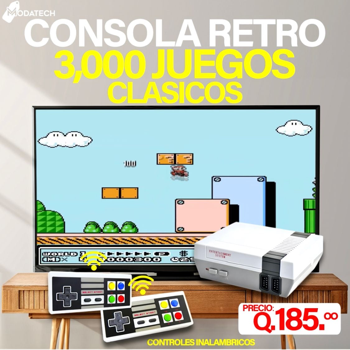 Consola Retro 620 y 3,000 juegos