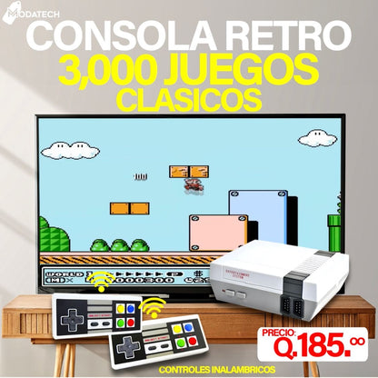 Consola Retro 620 y 3,000 juegos