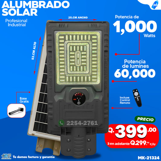 💡 Alumbrado Solar de 1,000 Watts ⚡💡