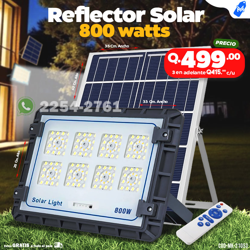 Reflectores Solares con Panel por aparte