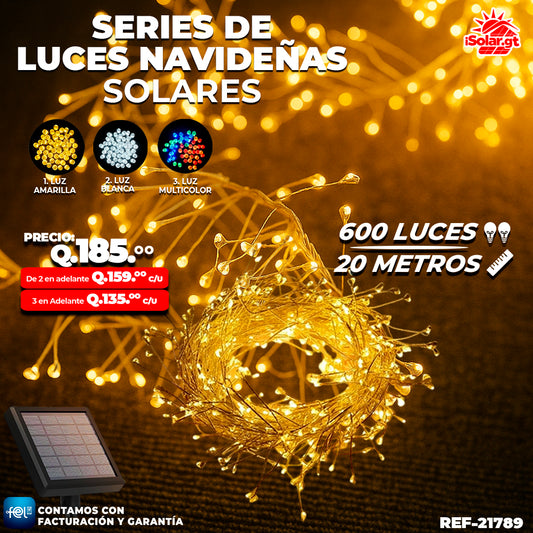 Luz Navideña Multicolor de 100 Luces/ 10 Metros 🎇✨