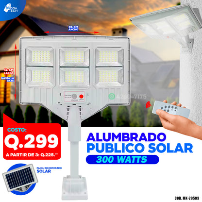 Alumbrado Solar - Panel incorporado