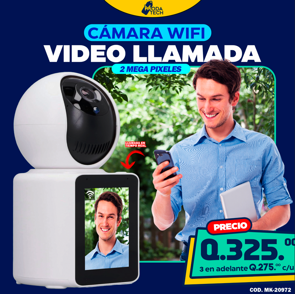 Cámara Con Video llamada para interiores