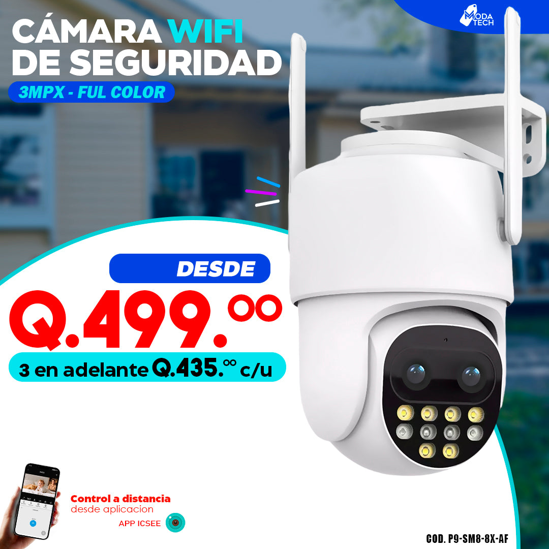 Cámara Wifi de Seguridad - 3MPX