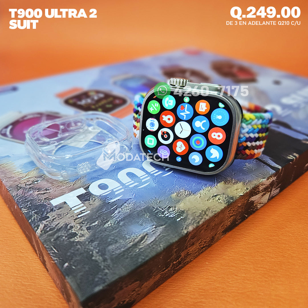 Smartwatch T900 ultra 2 suite