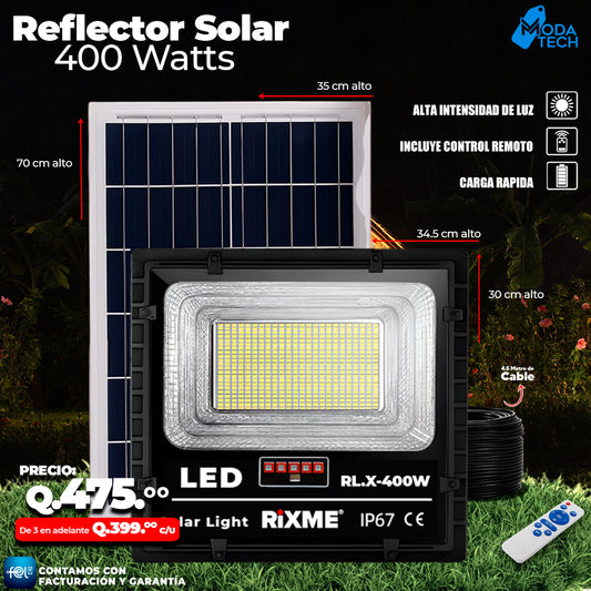 Reflector Profecional de Vidrio 400 watts 🌙.