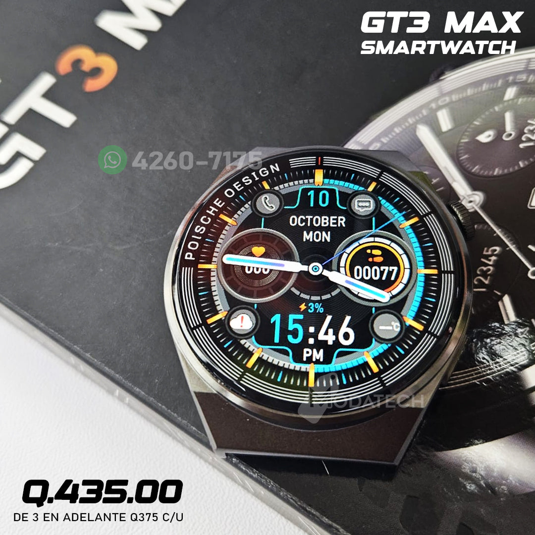 Smartwatch GT3 MAX Redondo 🔥