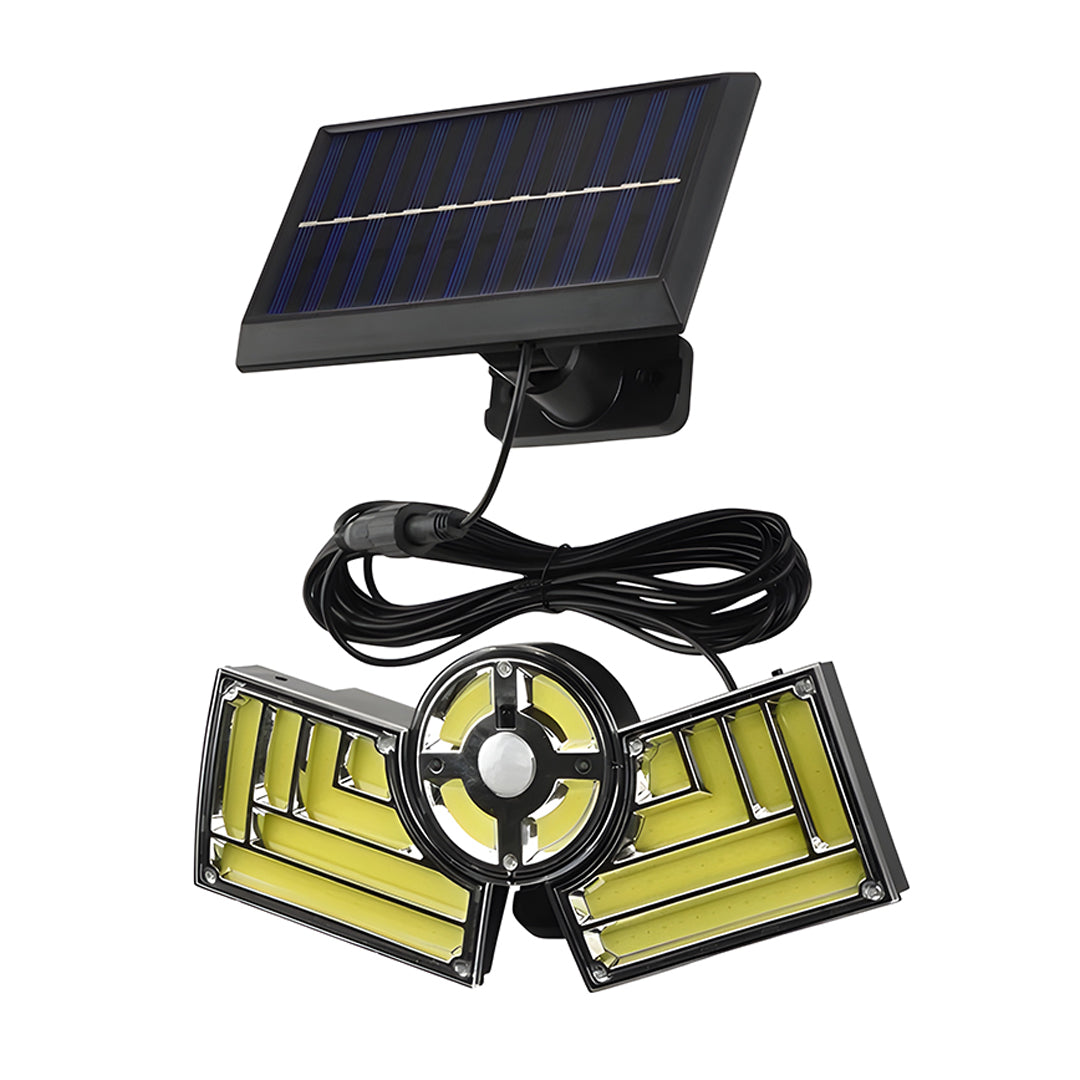 Alumbrado solar con panel solar con cable de 5 mt