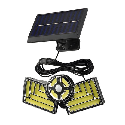 Alumbrado solar con panel solar con cable de 5 mt