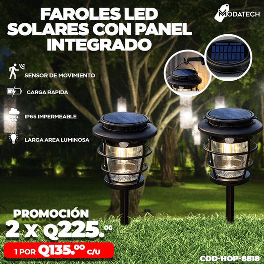 Farol Solares con Panel Incluido☀️