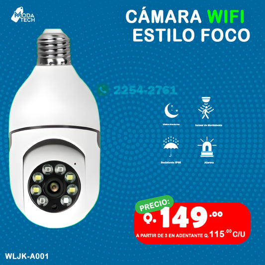 🔥Cámaras Wifi estilo foco 🔥